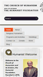 Mobile Screenshot of churchofhumanism.org